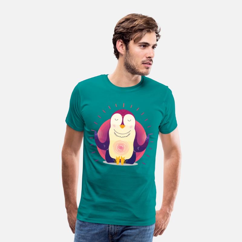yoga penguin gift shirt