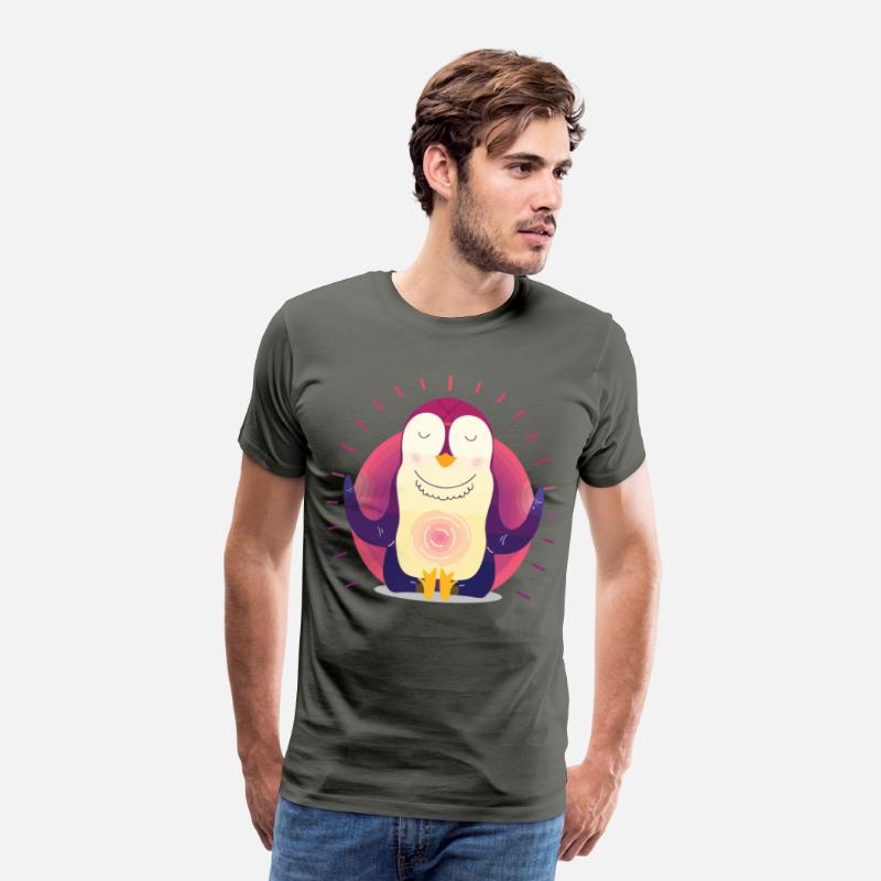 yoga penguin gift shirt