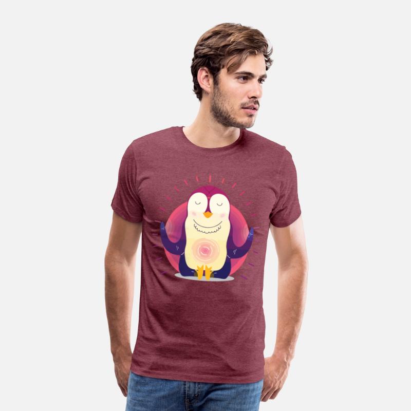 yoga penguin gift shirt