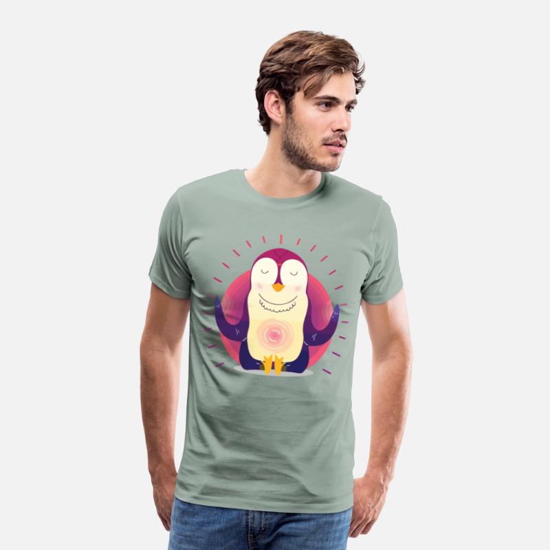 yoga penguin gift shirt