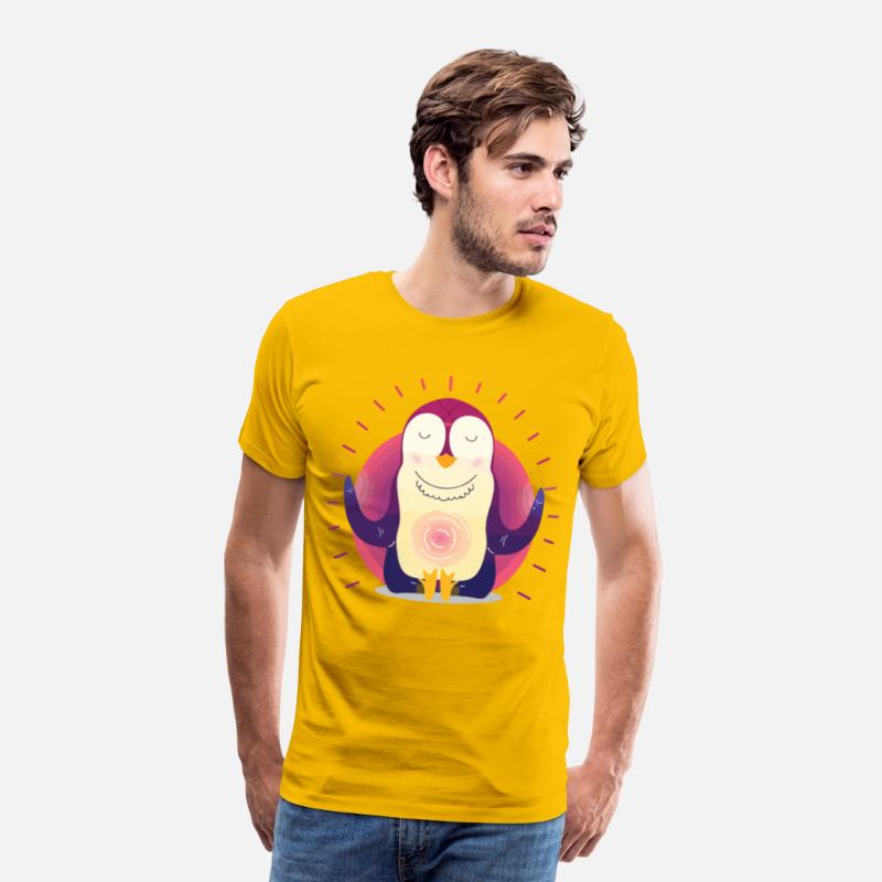 yoga penguin gift shirt
