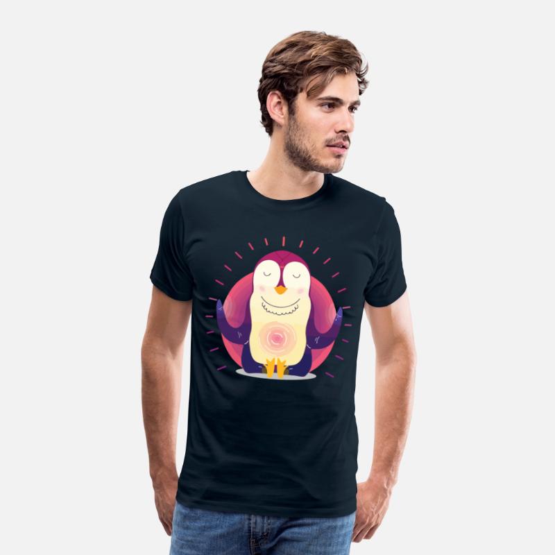 yoga penguin gift shirt