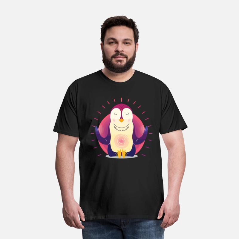 yoga penguin gift shirt