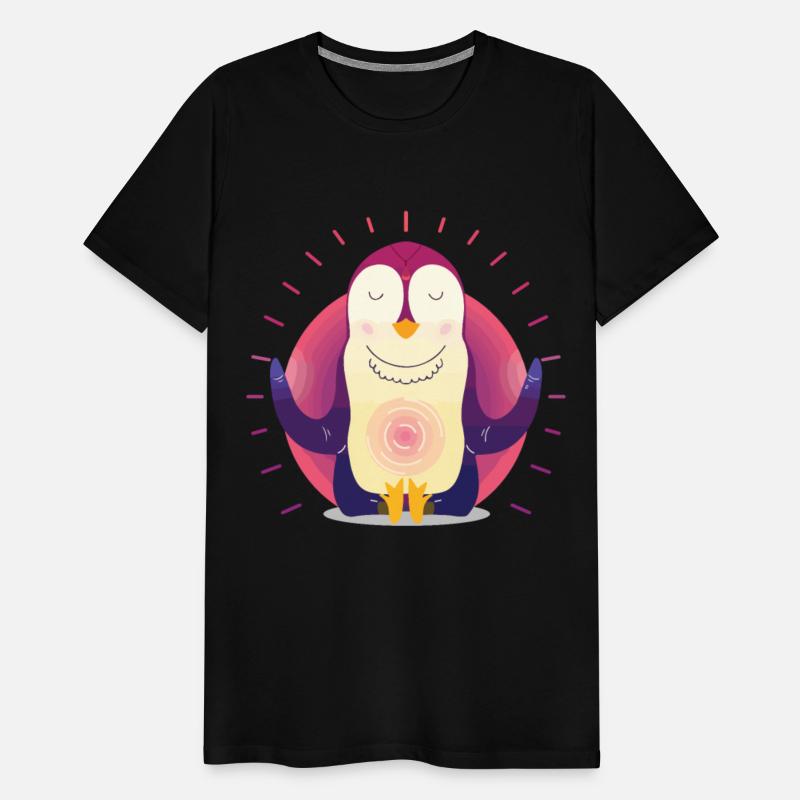 yoga penguin gift shirt