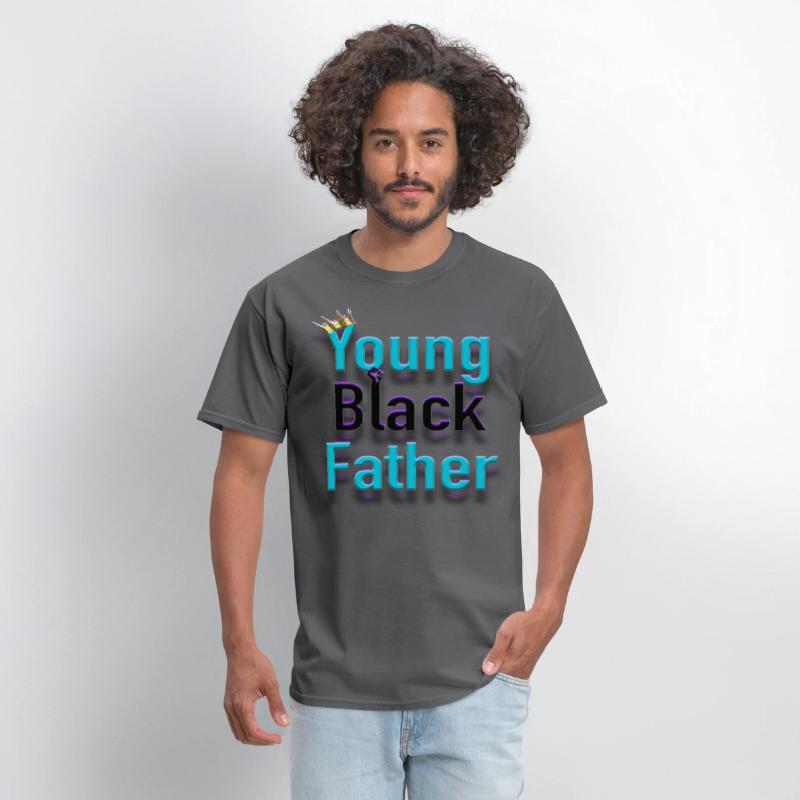 YOUNG BLACK FATHER BLUE
