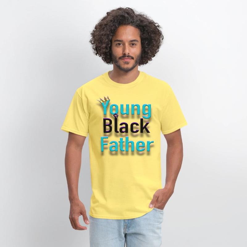 YOUNG BLACK FATHER BLUE