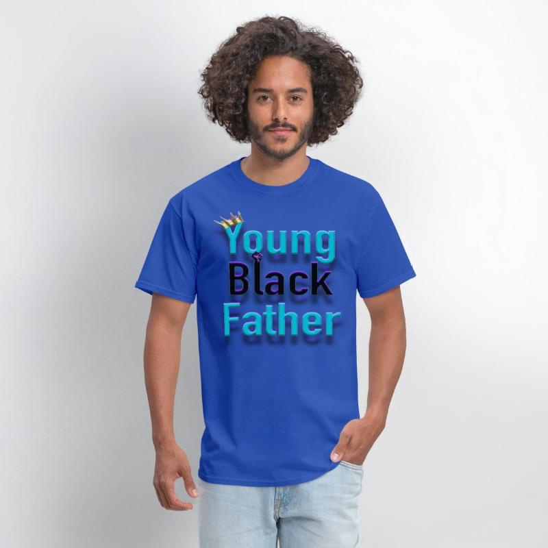 YOUNG BLACK FATHER BLUE