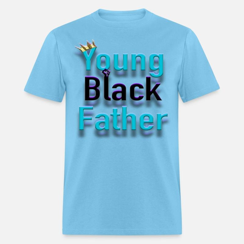 YOUNG BLACK FATHER BLUE