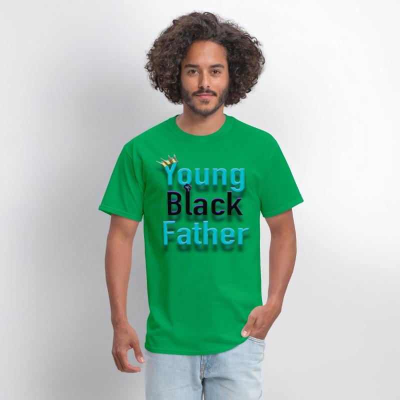 YOUNG BLACK FATHER BLUE