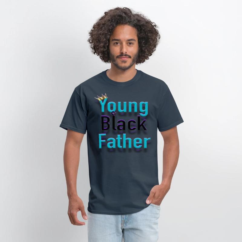 YOUNG BLACK FATHER BLUE