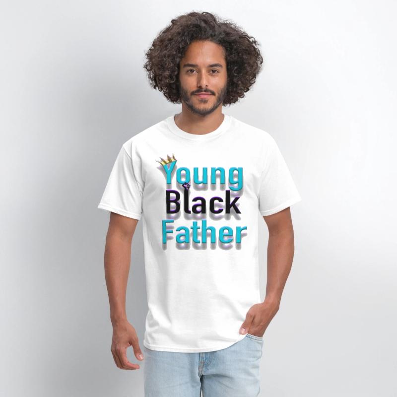YOUNG BLACK FATHER BLUE