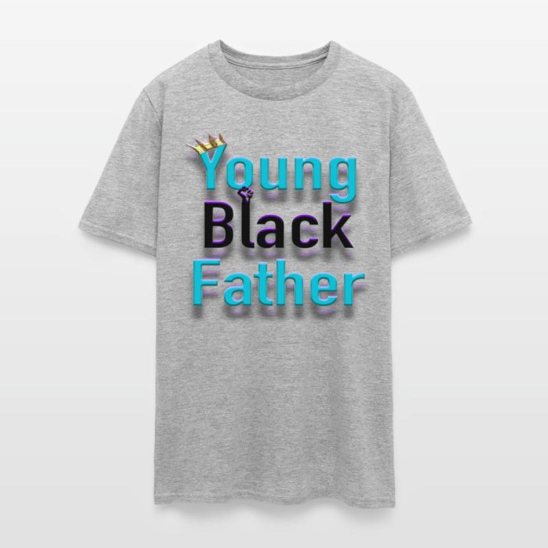 YOUNG BLACK FATHER BLUE