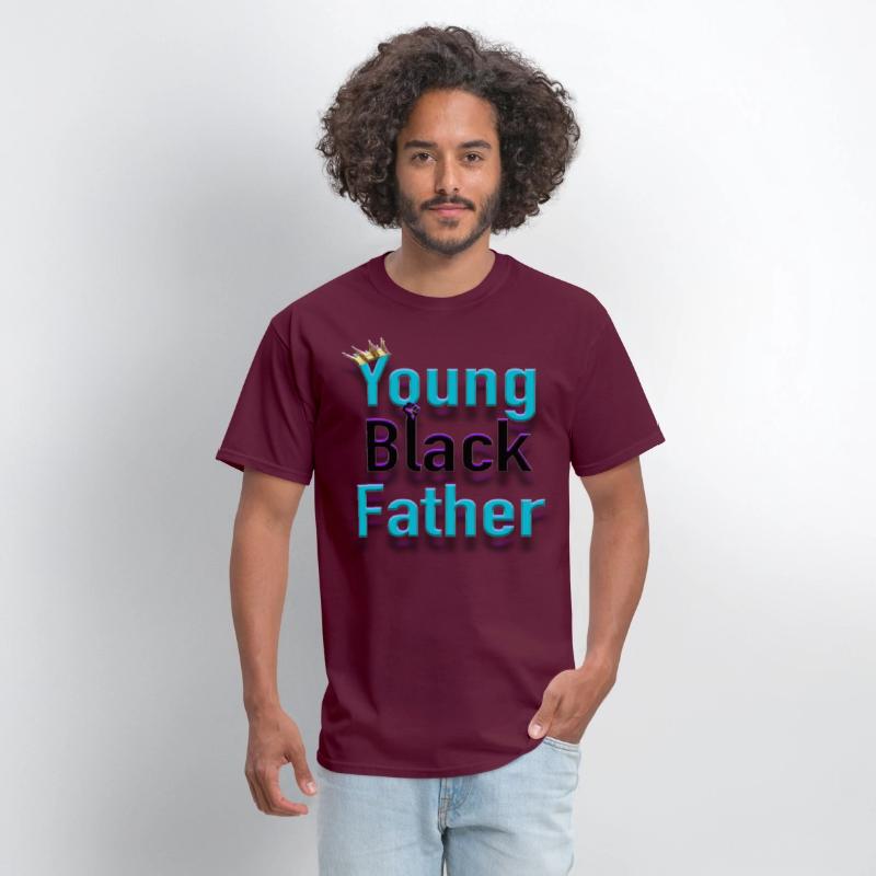 YOUNG BLACK FATHER BLUE