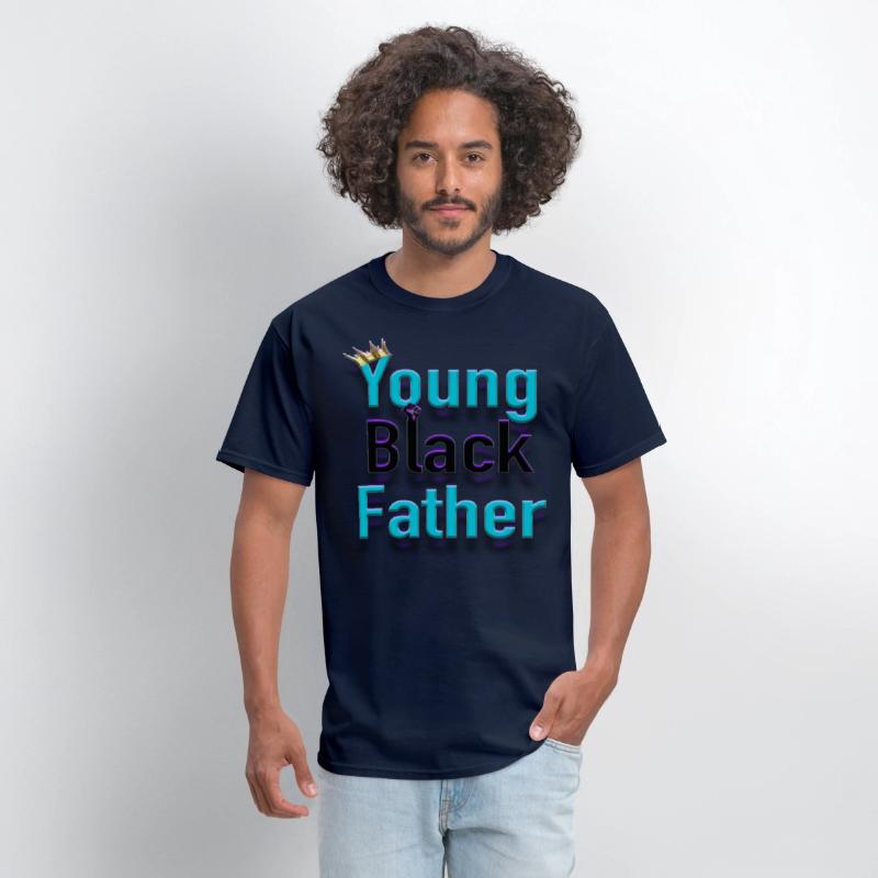YOUNG BLACK FATHER BLUE