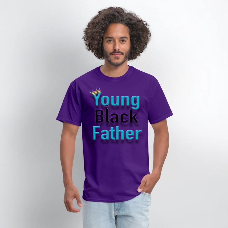 YOUNG BLACK FATHER BLUE