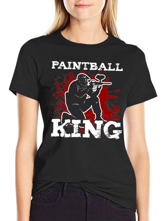 Paintball King Black Graphic T-Shirt