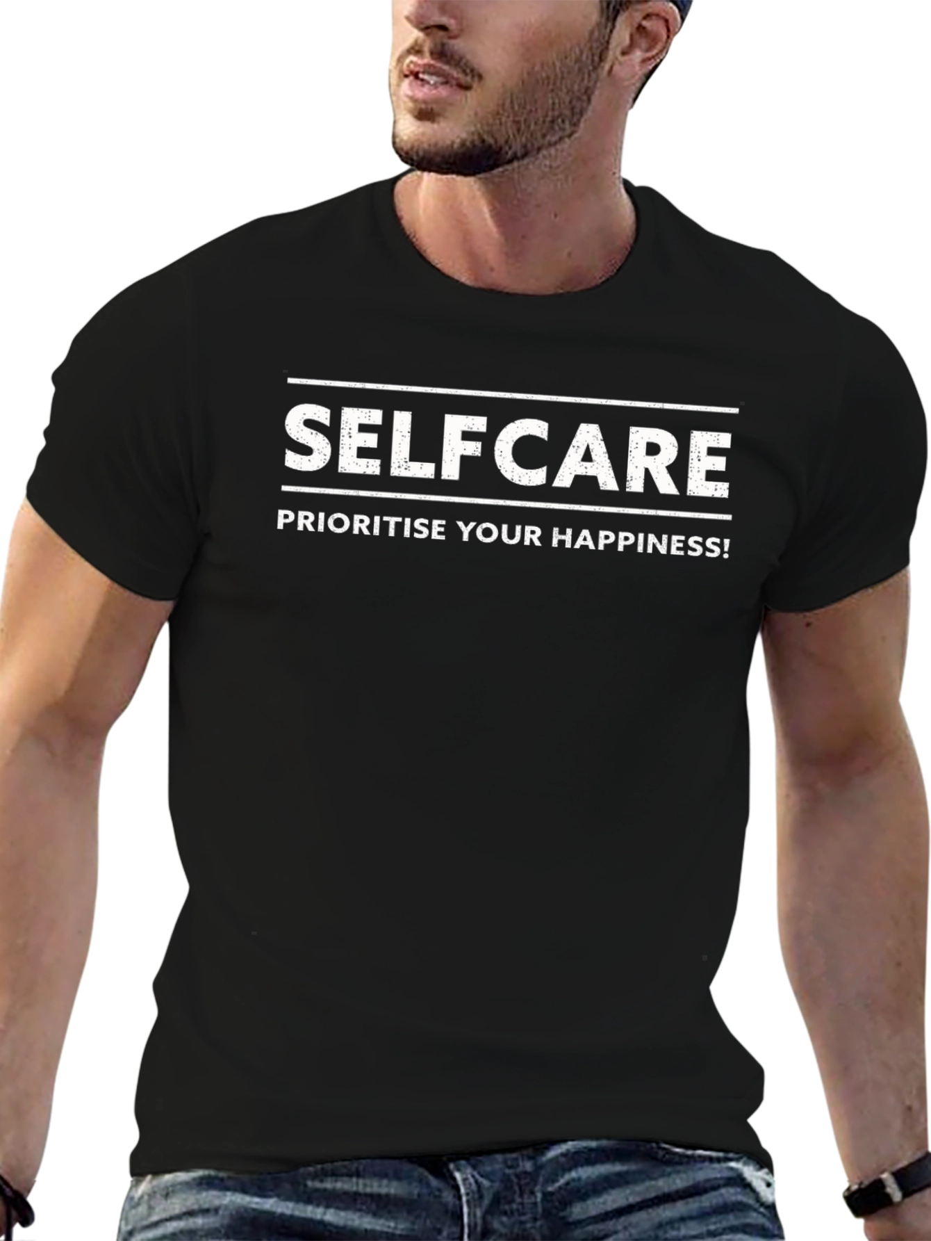 Selfcare Prioritize Your Happiness Graphic T-Shirt