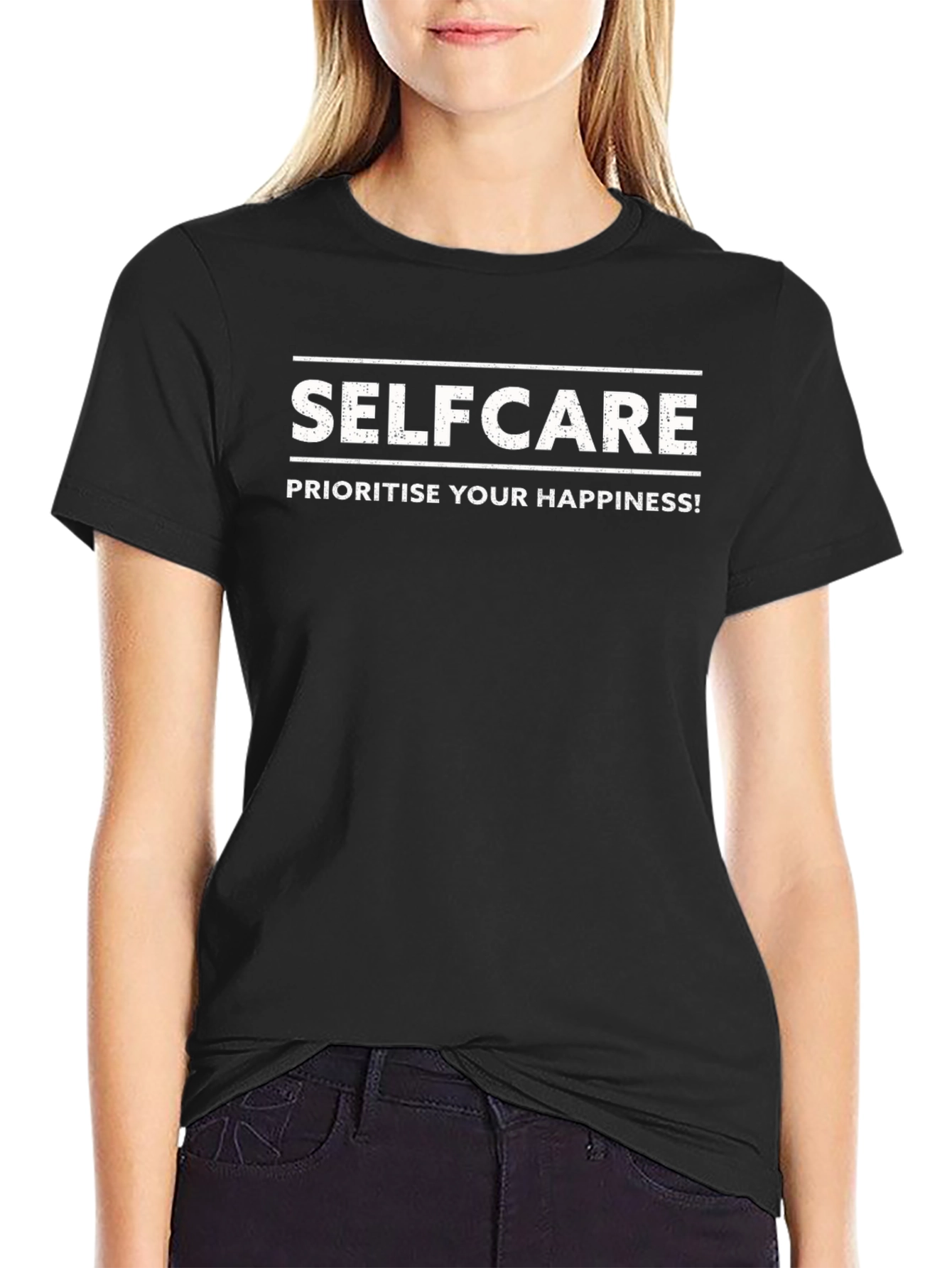 Selfcare Prioritize Your Happiness Graphic T-Shirt