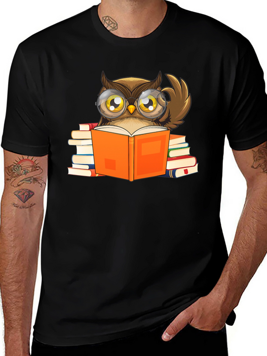 Bookish Owl T-Shirt - Smart & Stylish