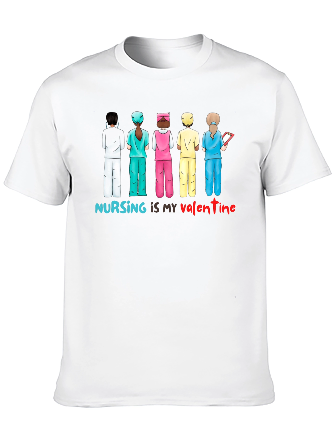 Nursing is My Valentine Graphic T-Shirt