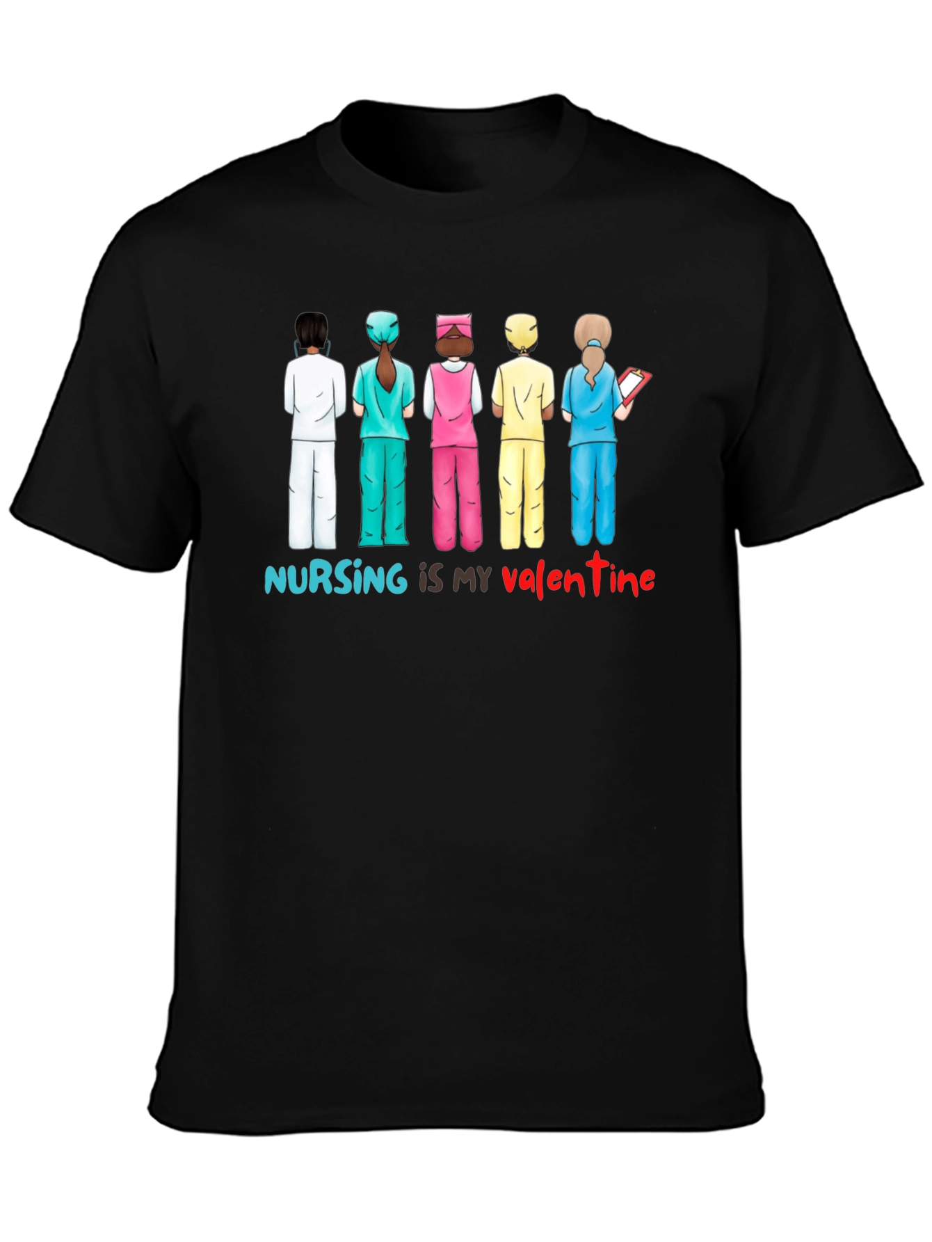 Nursing is My Valentine Graphic T-Shirt
