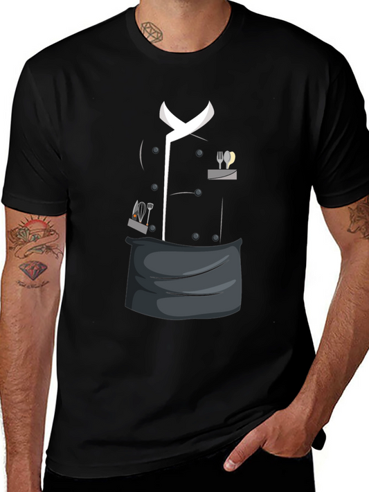 Chef Uniform T-Shirt - Culinary Humor Apparel