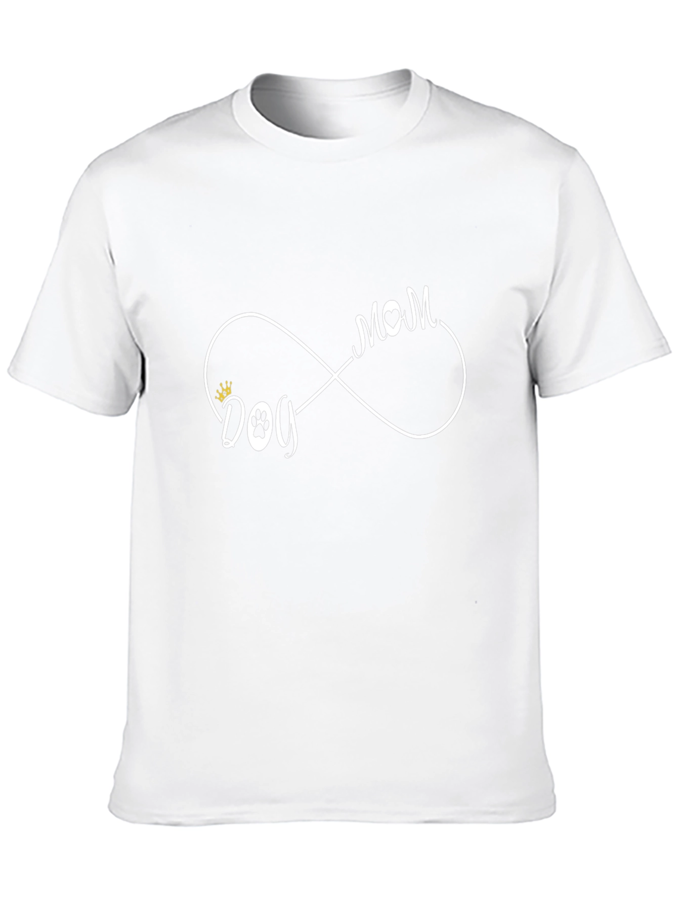 Dog Mom Infinity T-Shirt - Cute Graphic Tee