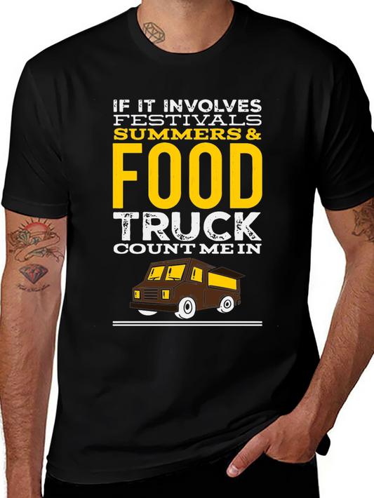 Food Truck Festival T-Shirt - Summers & Food!