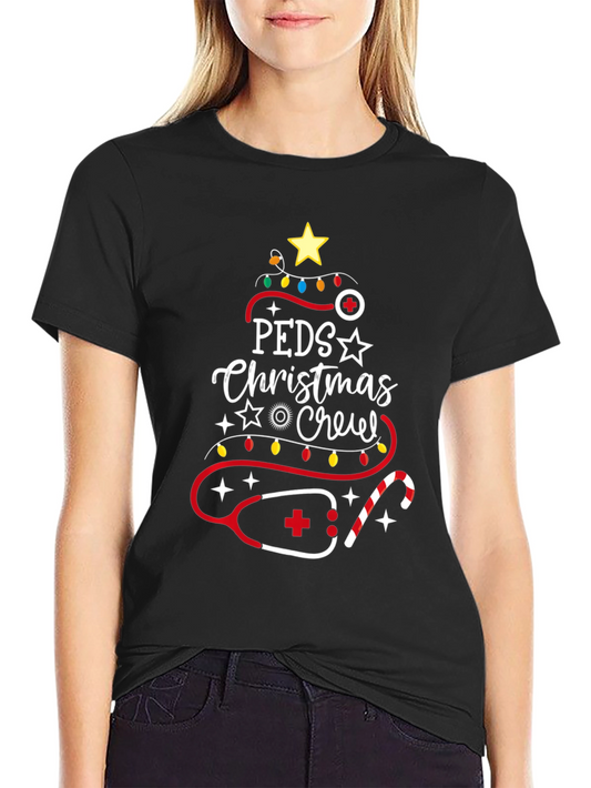 Peds Christmas Crew Graphic T-Shirt