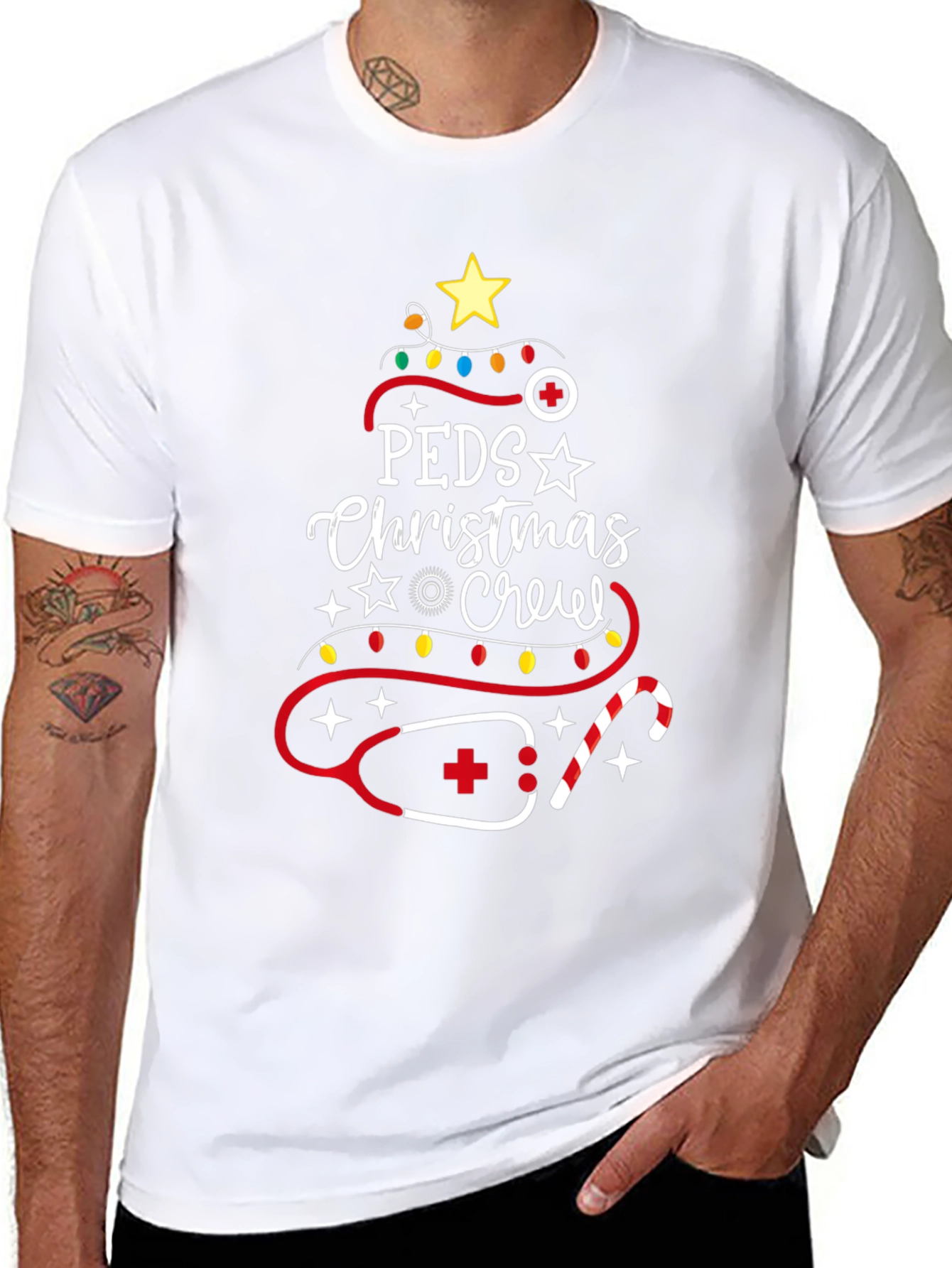 Peds Christmas Crew Graphic T-Shirt