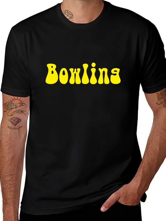 Retro Bowling T-Shirt - Groovy Style
