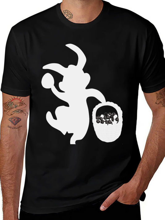 Easter Bunny T-Shirt - Black