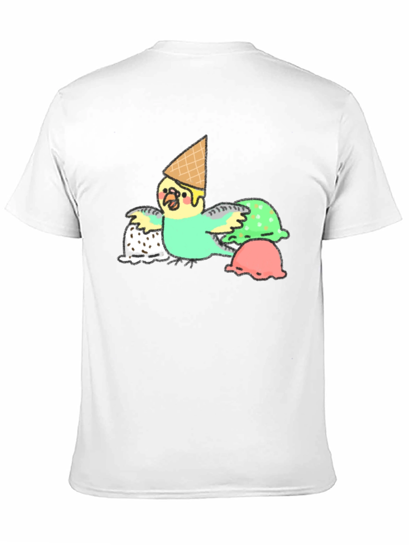 Ice Cream Budgie T-Shirt