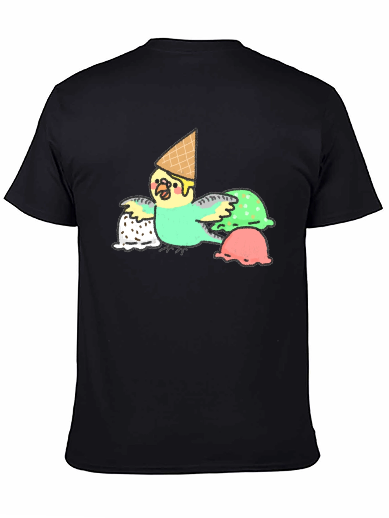 Ice Cream Budgie T-Shirt