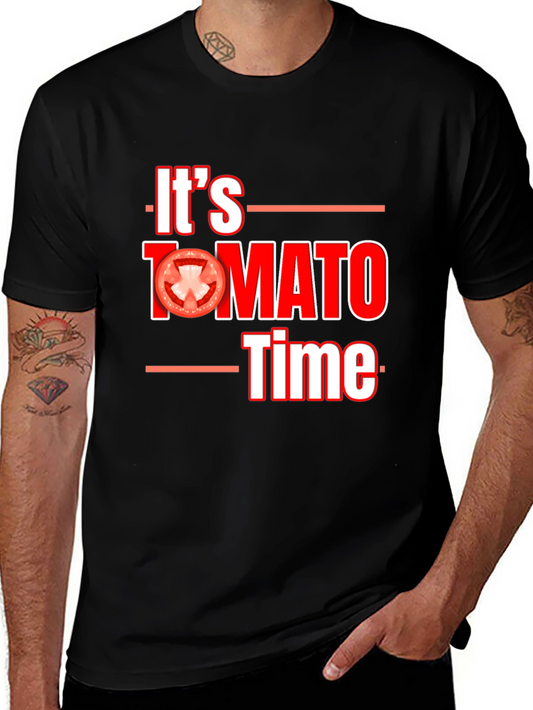 Its Tomato Time T-Shirt - Foodie Humor