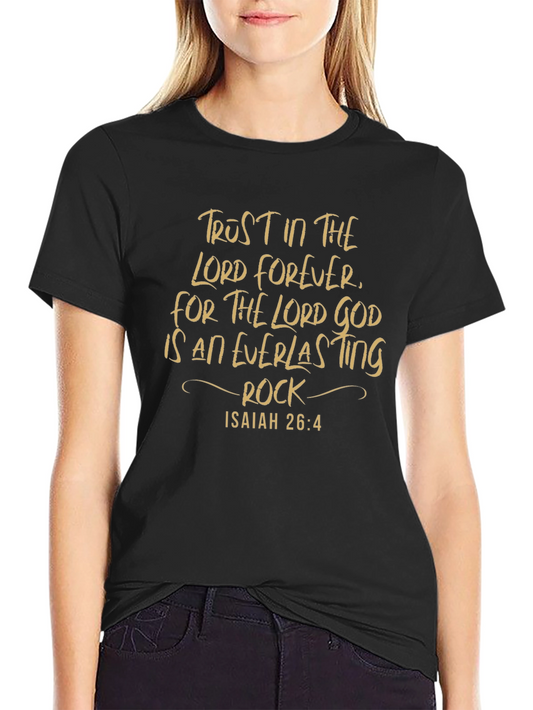 Faith-Based Tee: Trust in the Lord Forever
