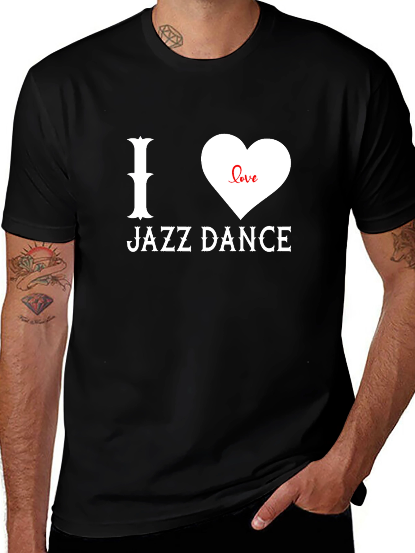 I Love Jazz Dance T-Shirt - Graphic Tee