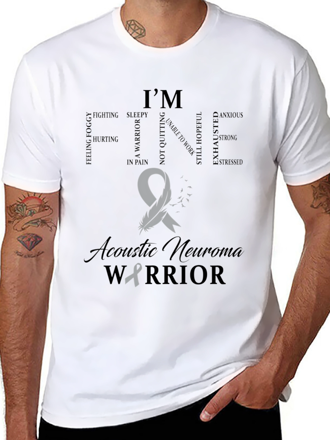 Acoustic Neuroma Warrior T-Shirt