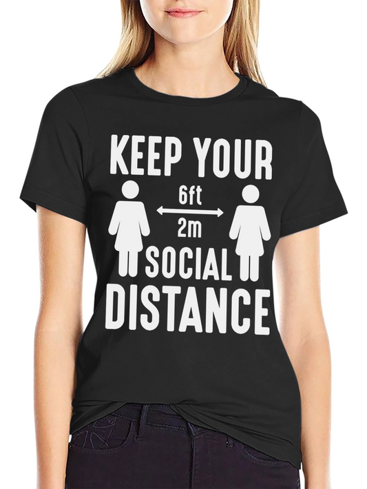 Social Distance Graphic Tee