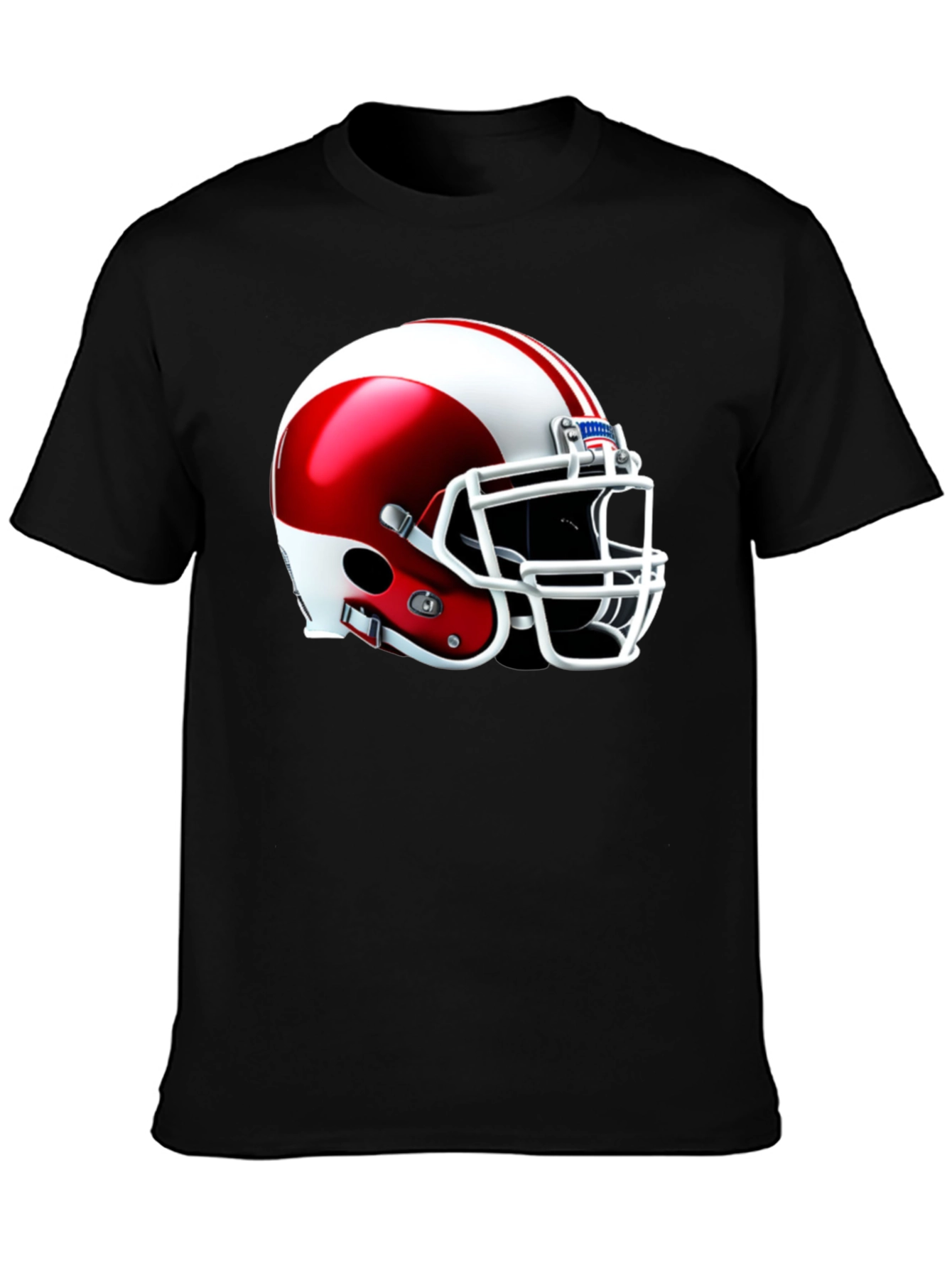 Football Helmet Graphic T-Shirt