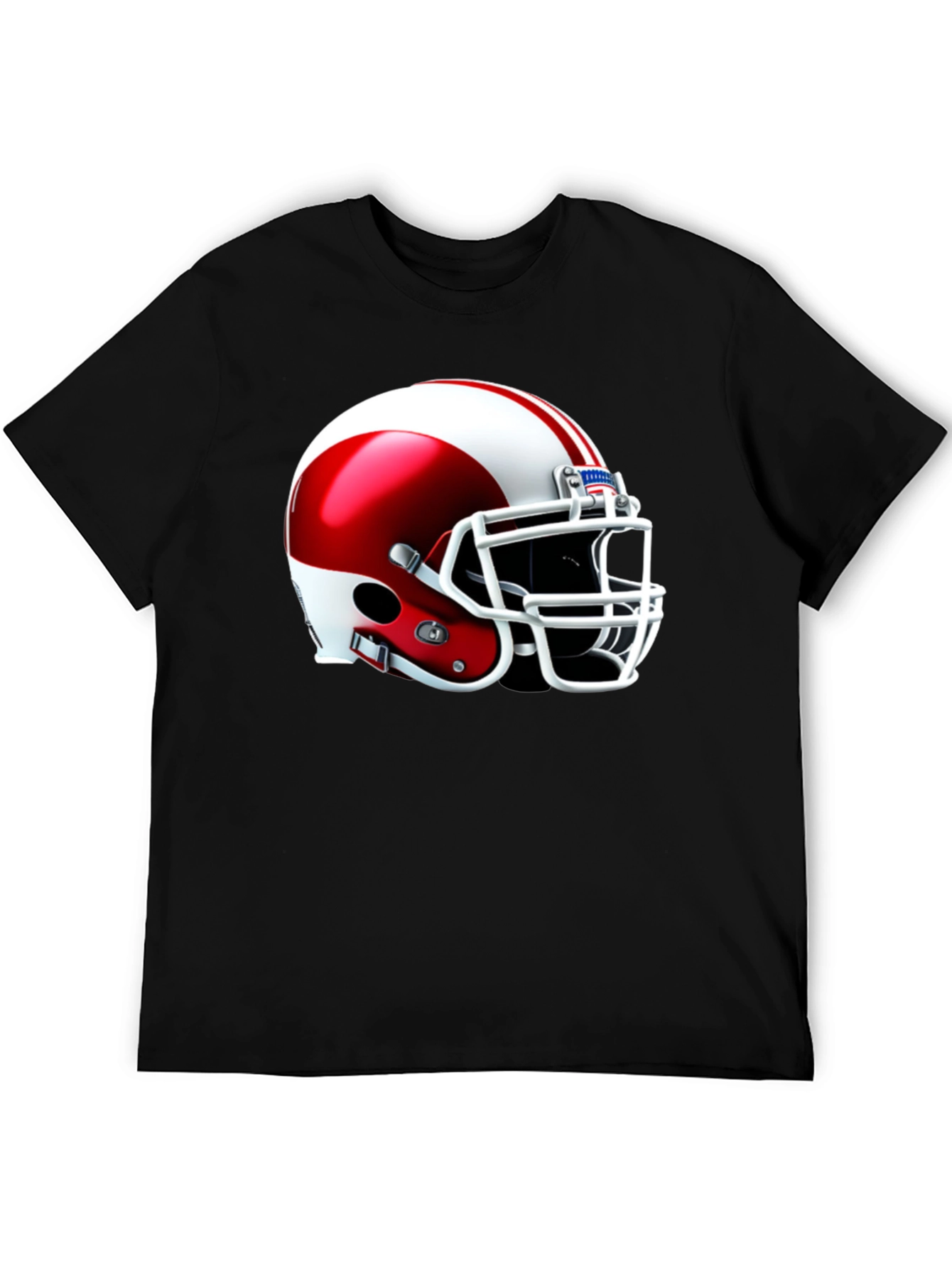 Football Helmet Graphic T-Shirt