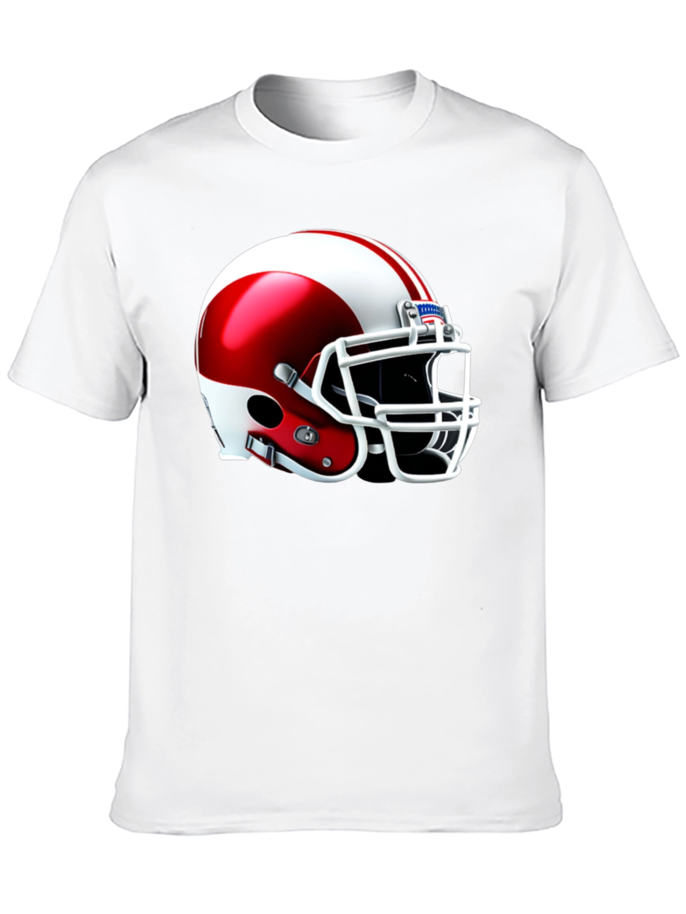 Football Helmet Graphic T-Shirt