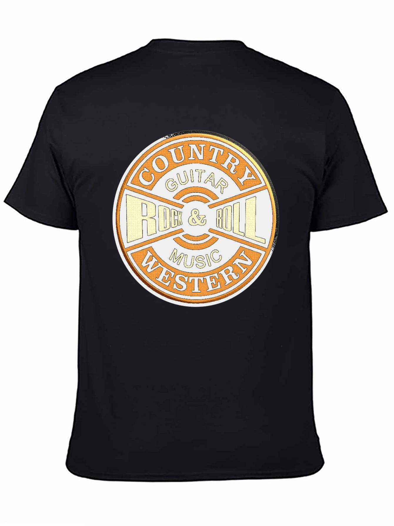 Country Guitar Rock & Roll Music Tee