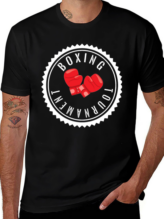 Boxing Tournament Graphic Tee - Black