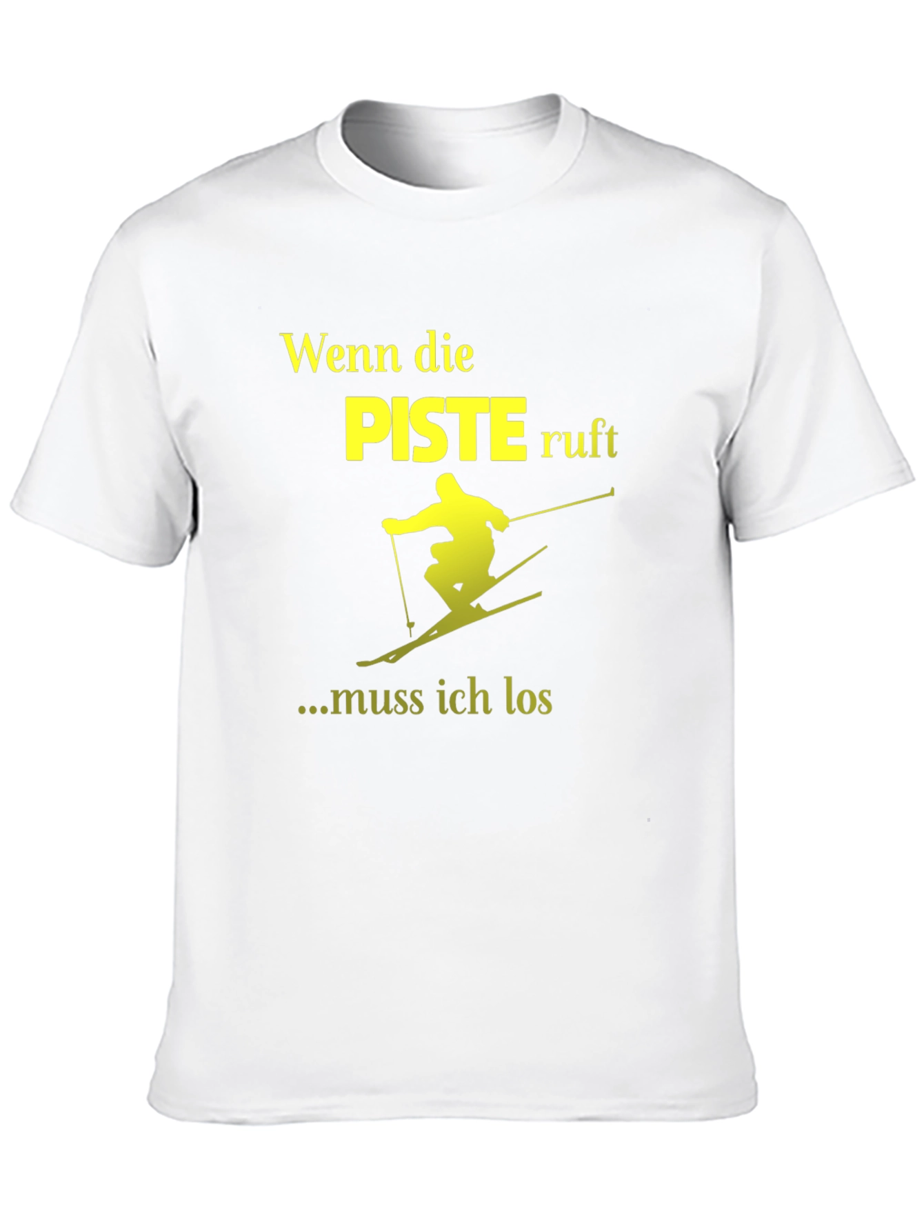 Wenn Die Piste Ruft Skiing T-Shirt