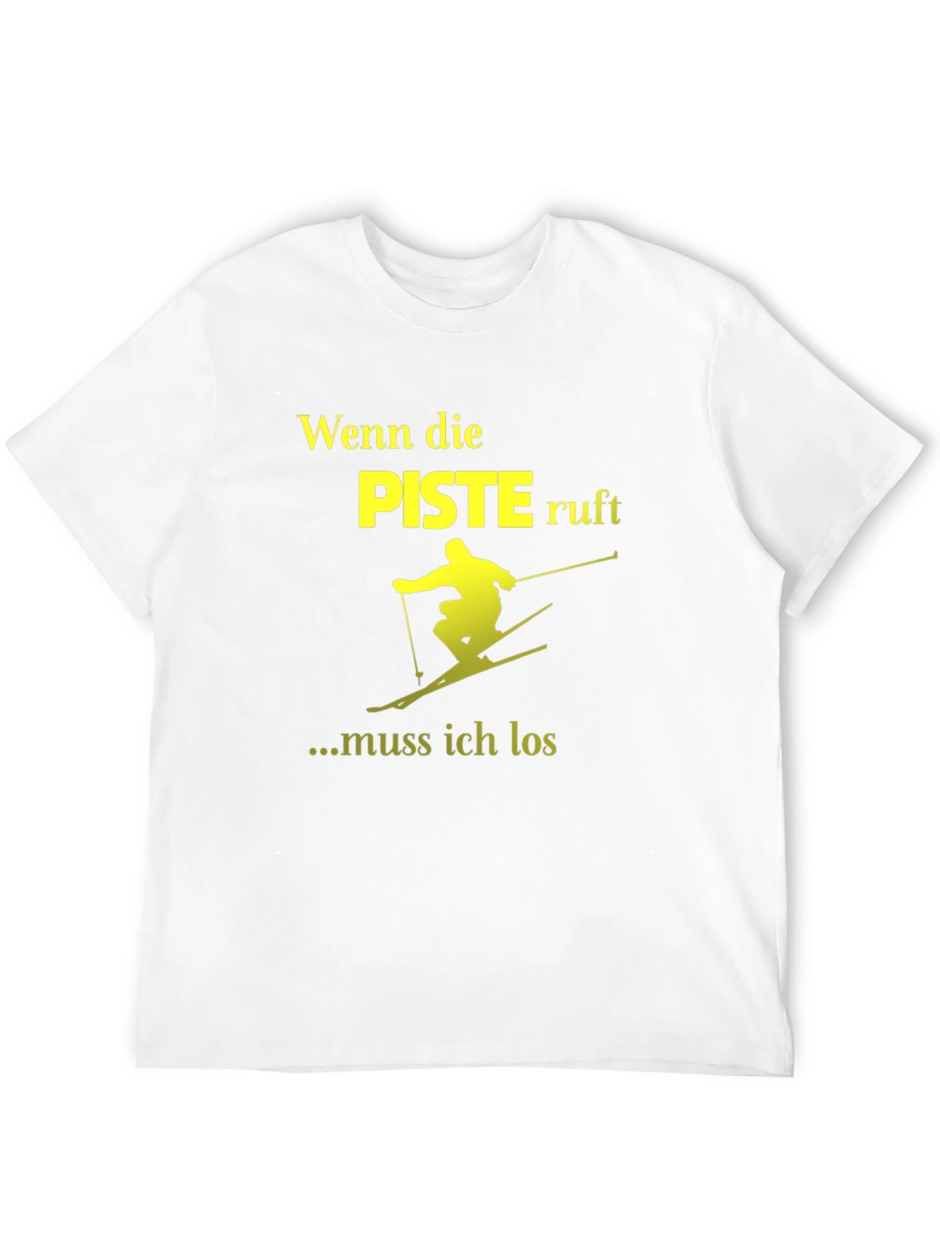 Wenn Die Piste Ruft Skiing T-Shirt