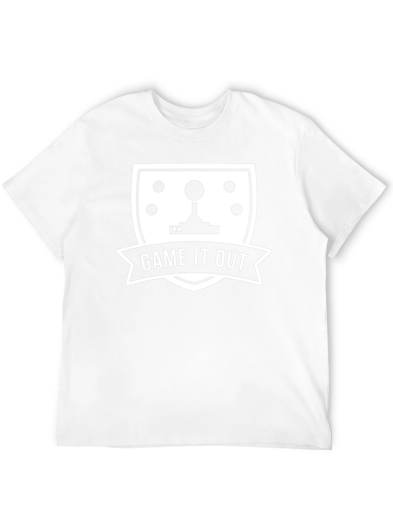 Game It Out Black T-Shirt - Retro Gaming