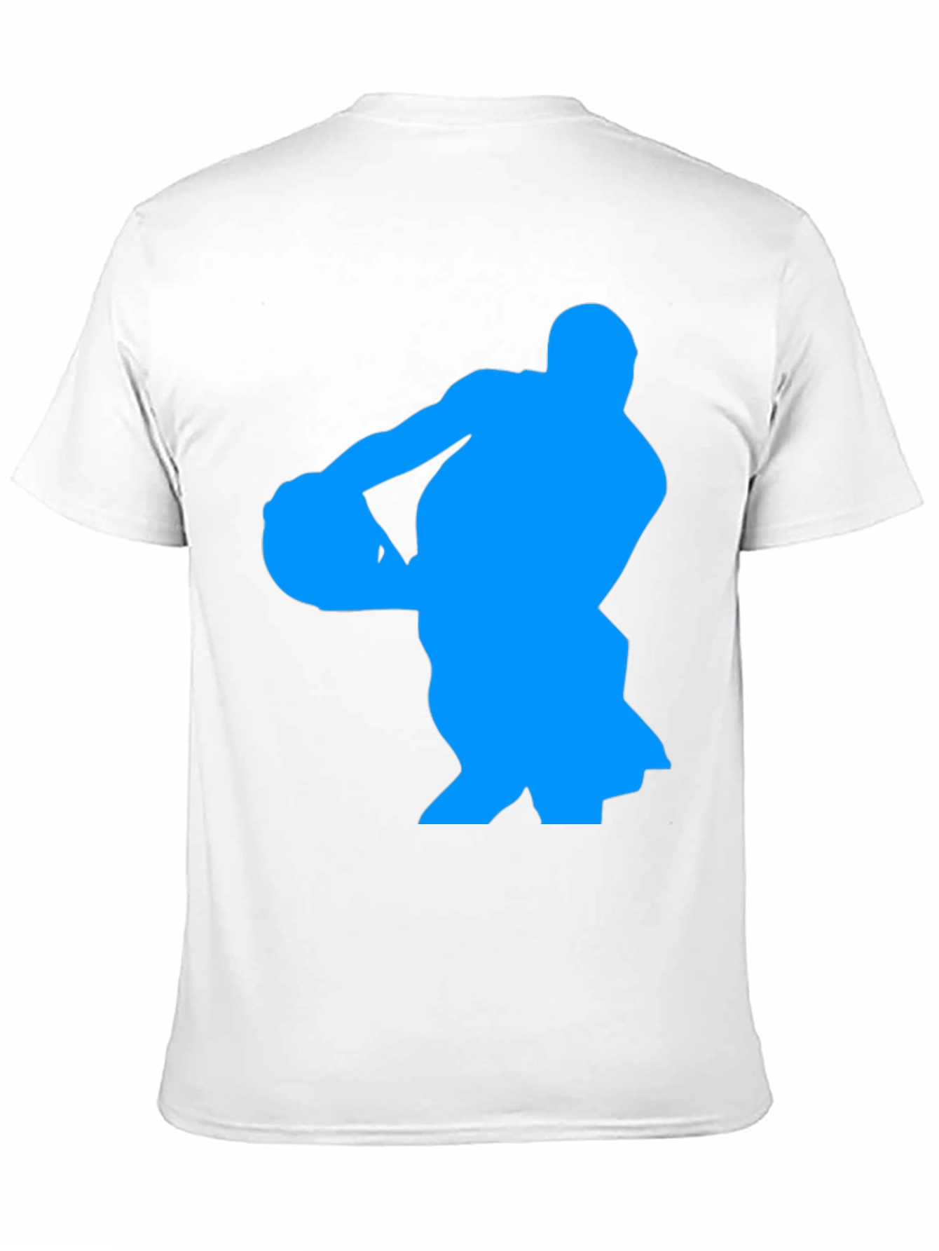 Basketball Player Graphic Tee - Black Cotton T-Shirt