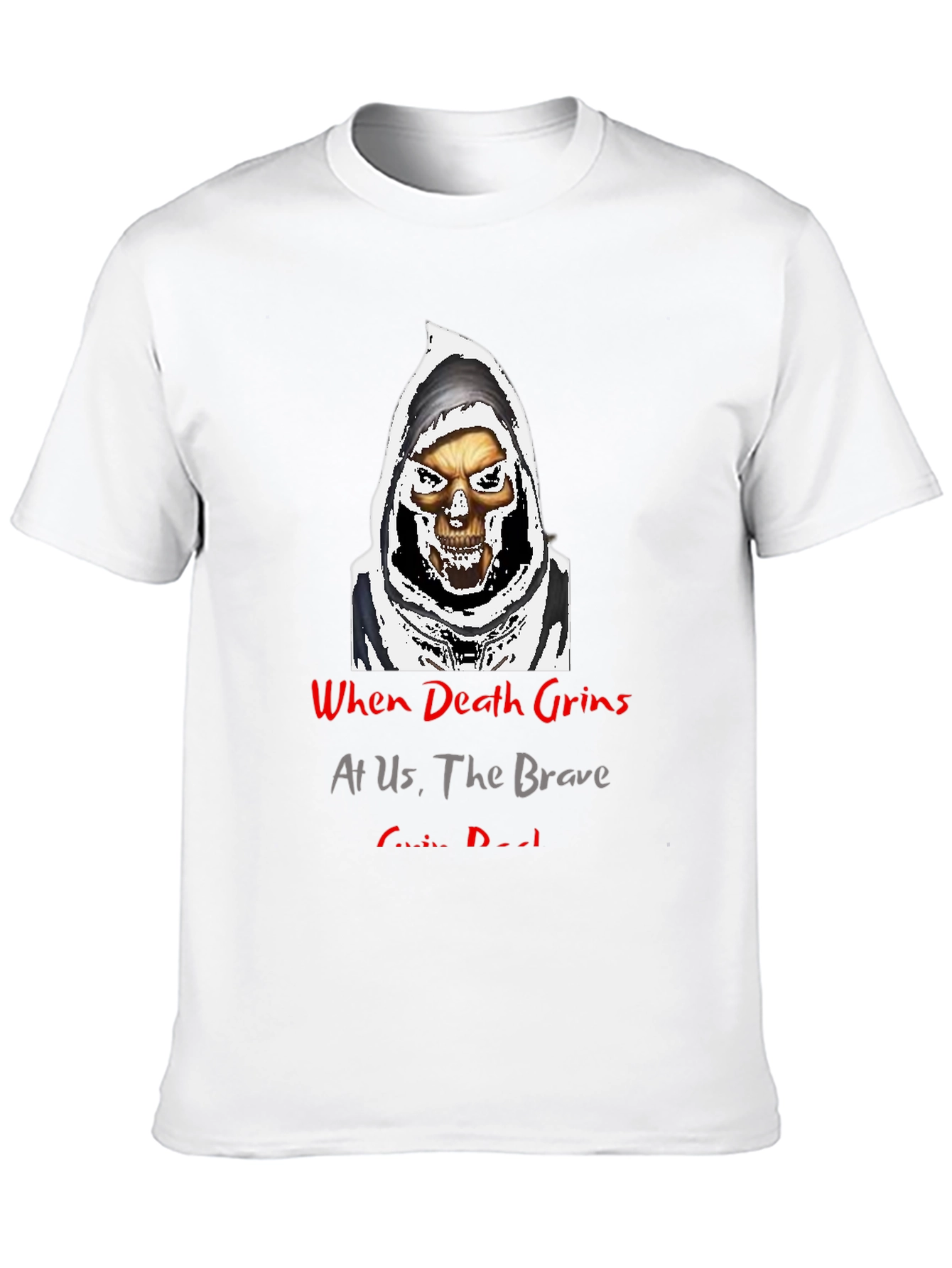 Grim Reaper Graphic T-Shirt - Brave Souls