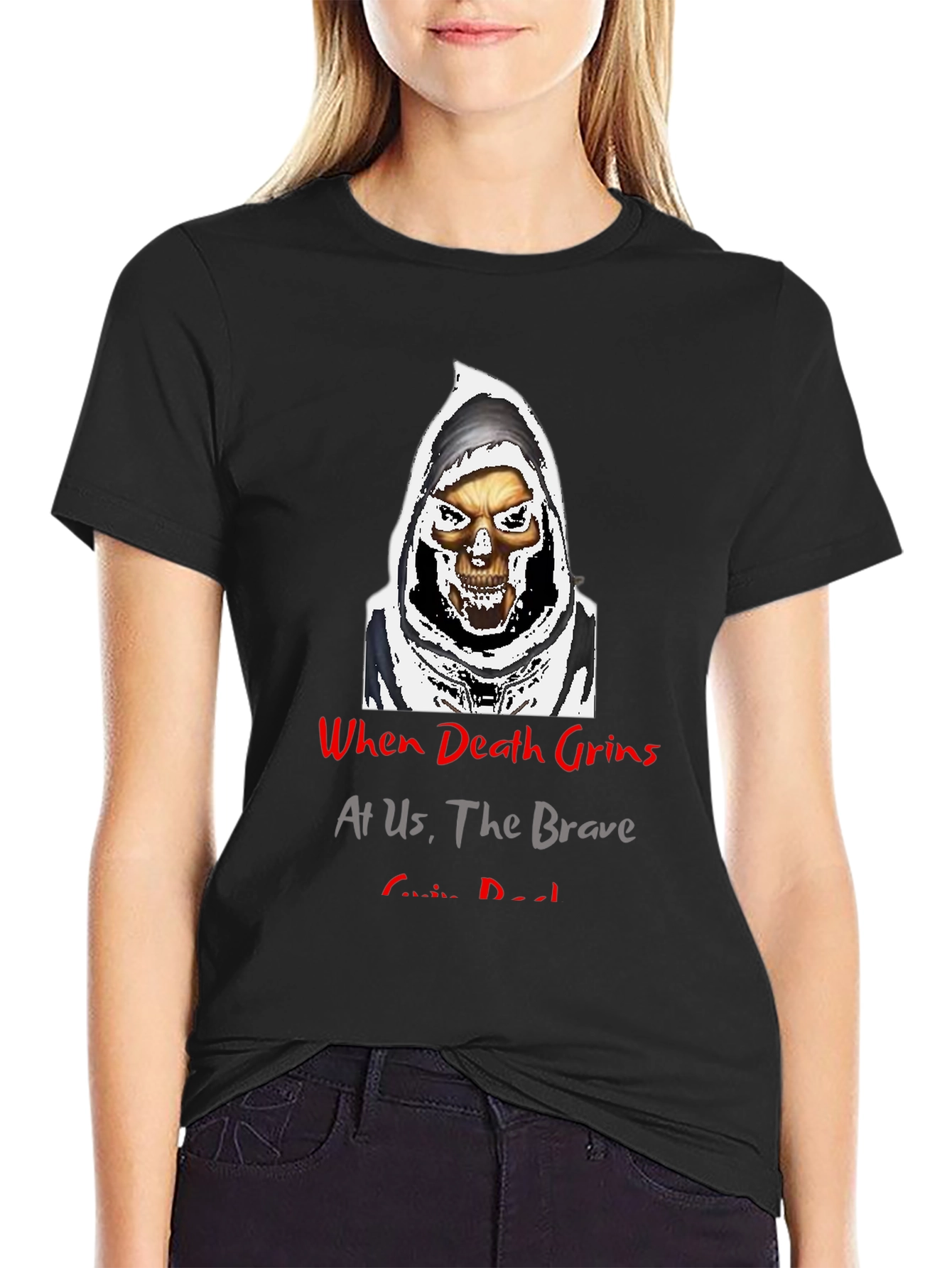 Grim Reaper Graphic T-Shirt - Brave Souls